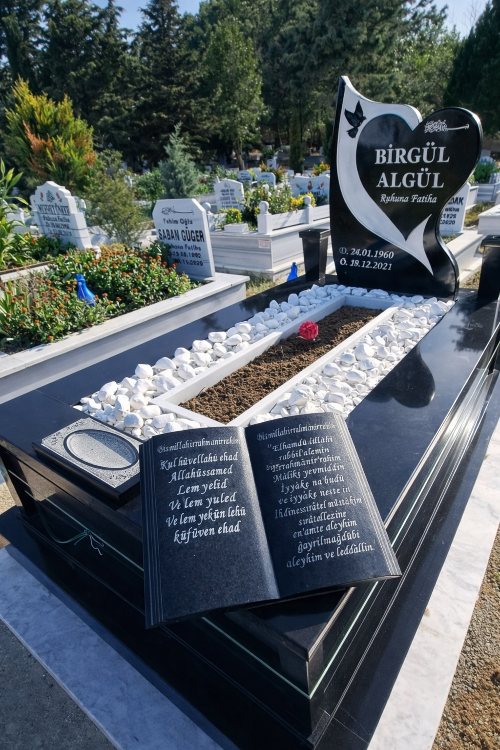 Estetik özel mezar tasarımı